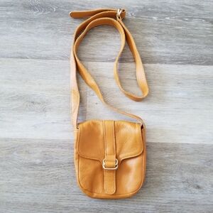 Nest Yellow Mustard Genuine Leather Crossbody Mini Bag